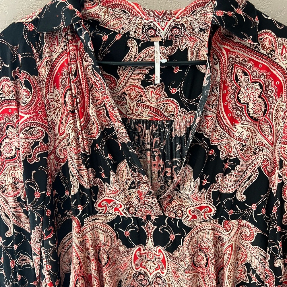 Free People Long Sleeve Blouse - Picture 4 of 8